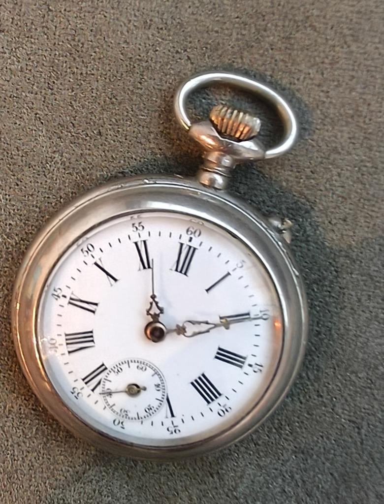Zak horloge Le Petit Journal, Sieraden, Tassen en Uiterlijk, Horloges | Antiek, Ophalen of Verzenden, Staal, Overige merken