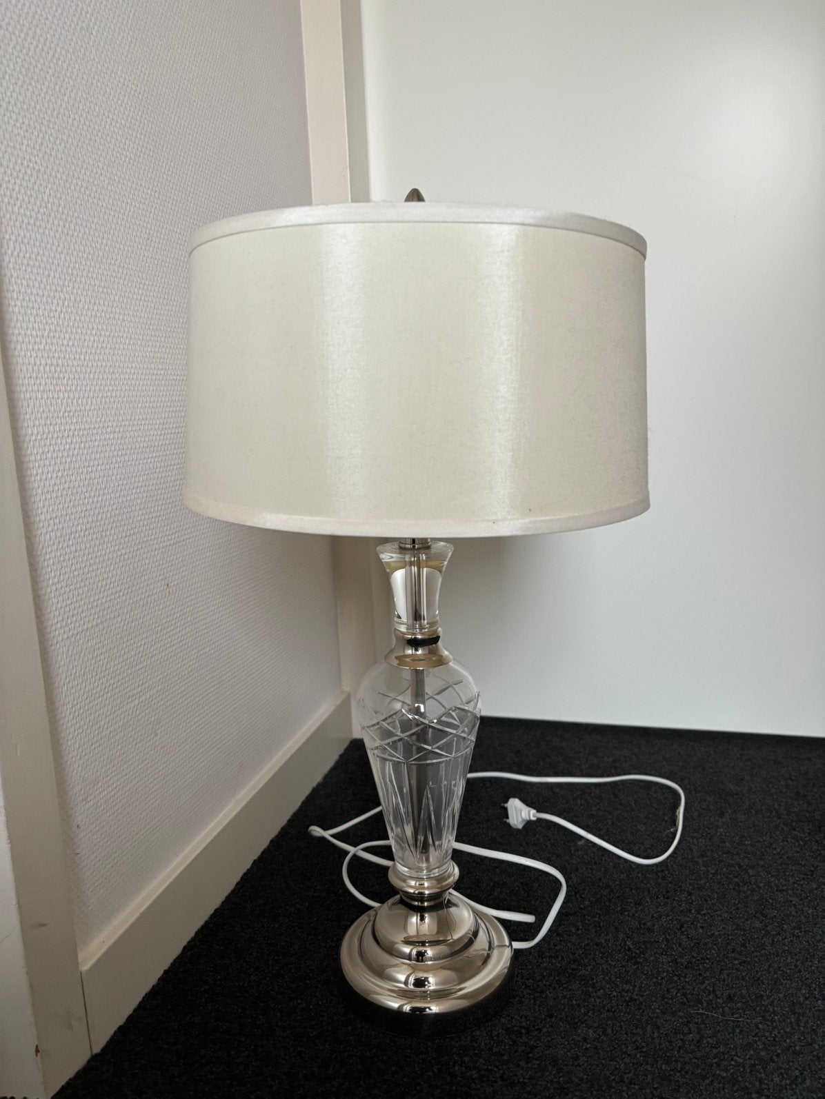 2 tafellampen, Huis en Inrichting, Lampen | Tafellampen, Ophalen, Gebruikt, Wit, Sfeerlamp