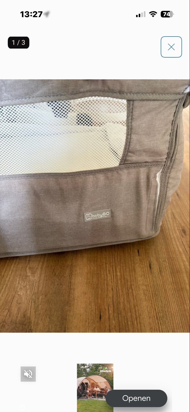BabyGO Co-Sleeper / Wiegje - Zo goed als nieuw, Ophalen, Zo goed als nieuw, Wieg
