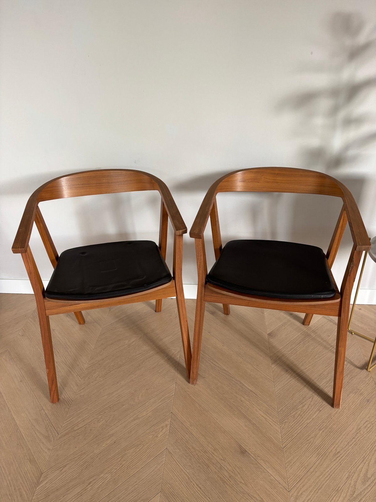 Designstoelen IKEA (opknappers), Ophalen, Gebruikt, Twee, Bruin