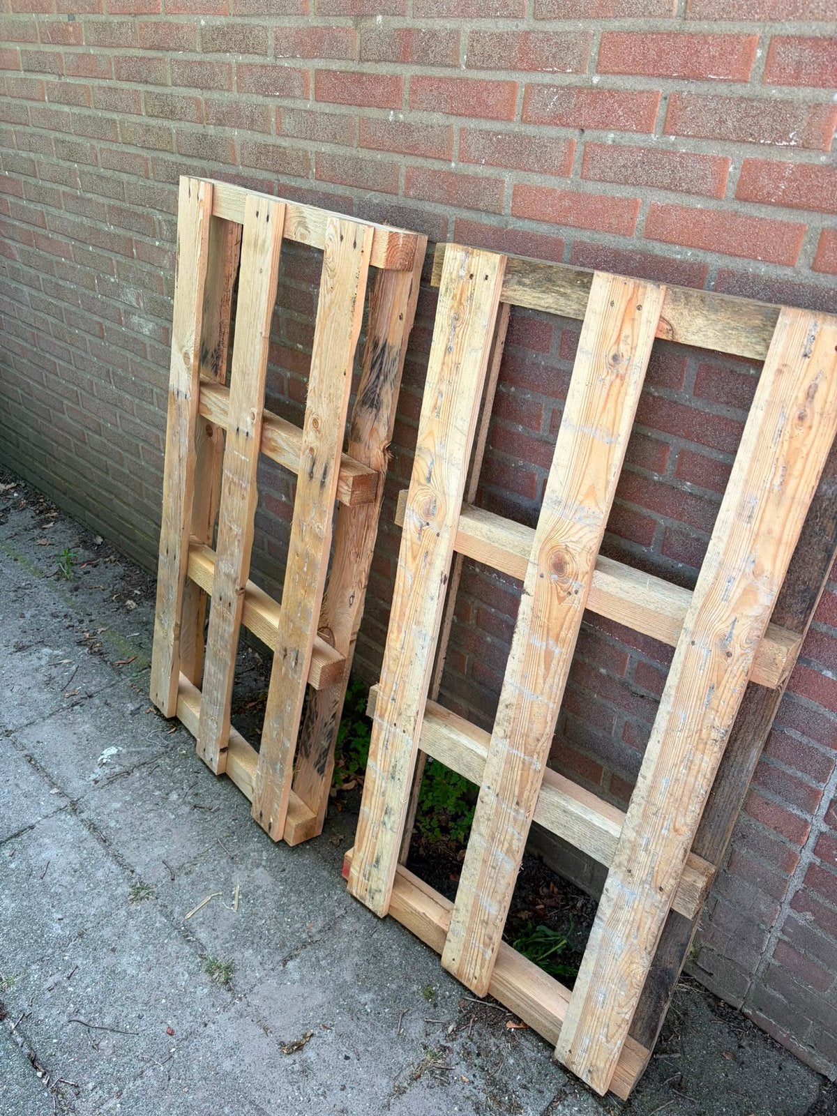 Gratis pallets  brandhout, Doe-het-zelf en Verbouw, Hout en Planken, Ophalen, Zo goed als nieuw, Pallet, Minder dan 200 cm