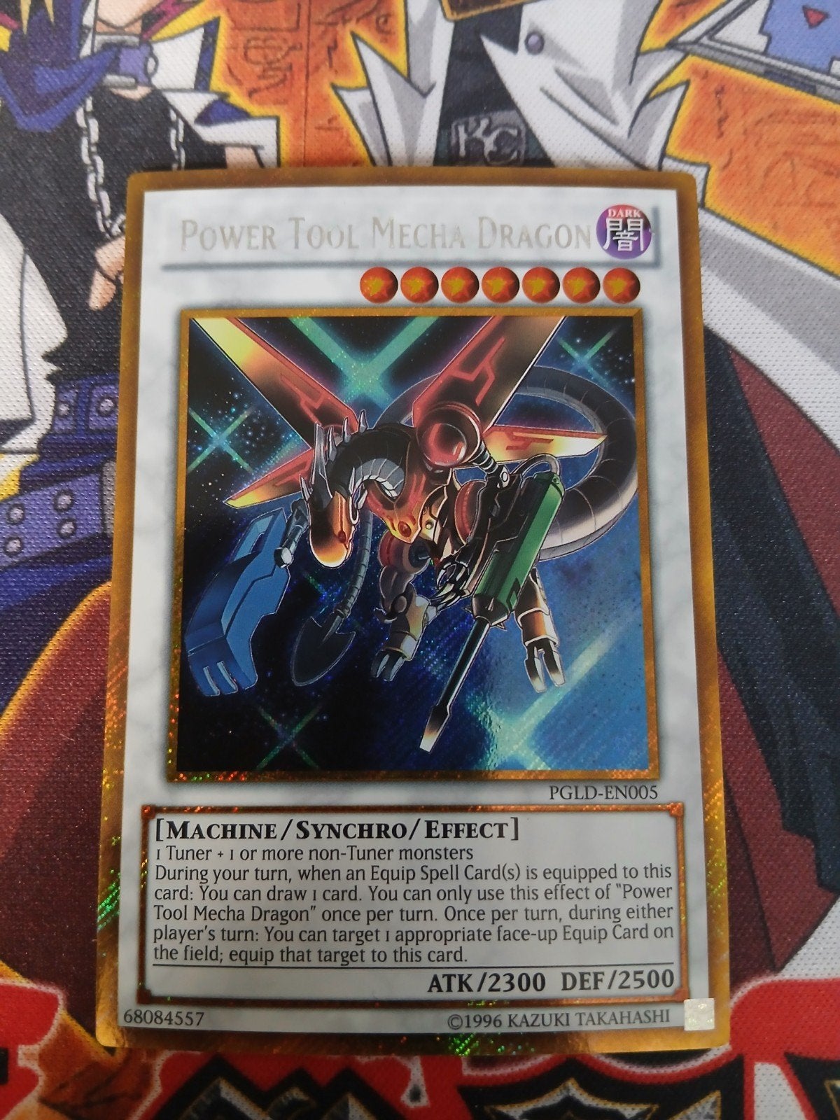 Power Tool Mecha Dragon - Gold Secret Rare PGLD - Yu-Gi-Oh, Ophalen, Zo goed als nieuw, Foil
