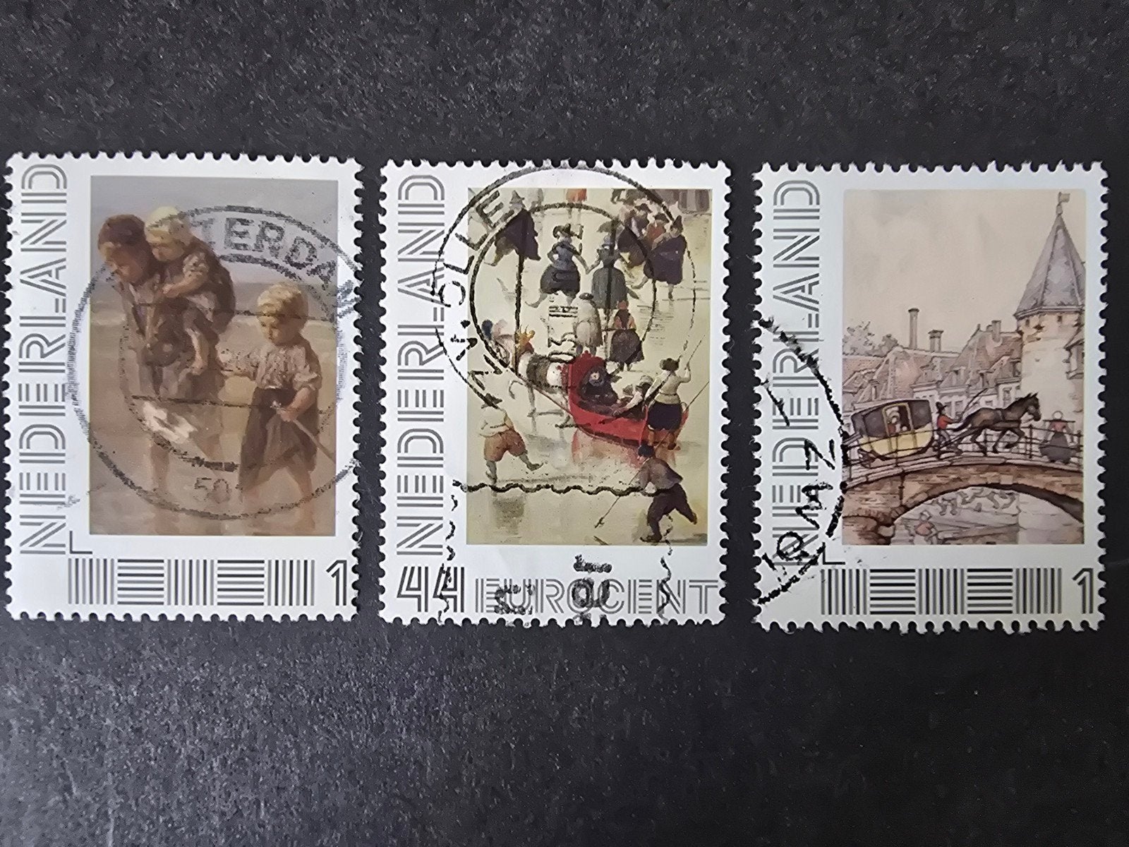 Persoonlijke Postzegels Nederland - Schilderijen, Ophalen of Verzenden, Na 1940, Gestempeld