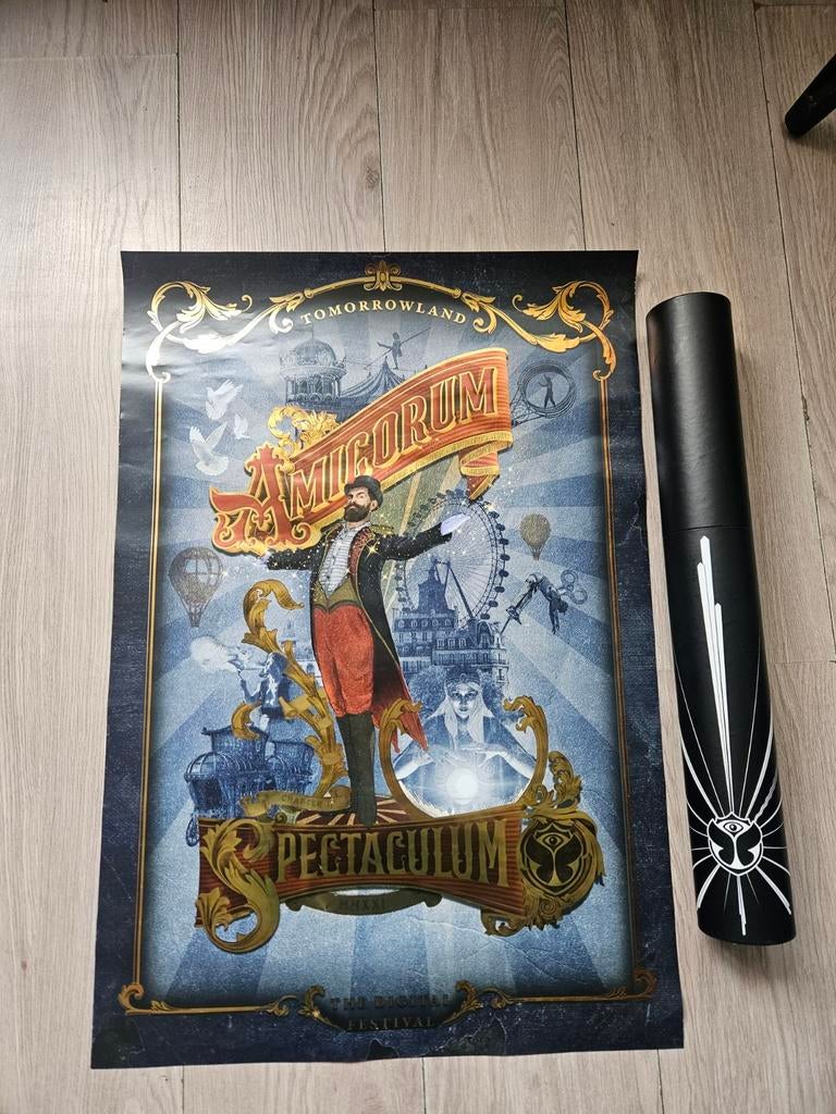 Tomorrowland Poster – Around the World, Ophalen of Verzenden, Nieuw