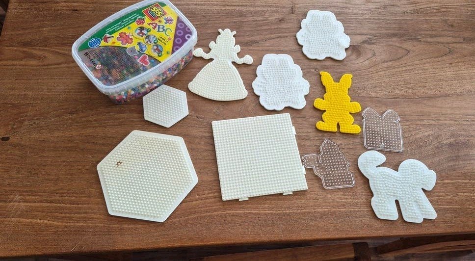 SES Strijkkralen Set met Verschillende Vormen, Overige thema's, Meerkleurig, Ophalen of Verzenden, Zo goed als nieuw
