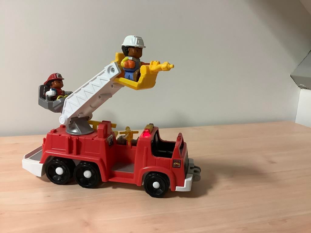 Oude Fisher Price brandweerwagen, Ophalen of Verzenden, Zo goed als nieuw