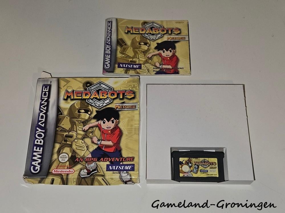 Medabots Metabee Version (GBA) Compleet, Spelcomputers en Games, Games | Nintendo Game Boy, Gebruikt, -, -, 1 speler
