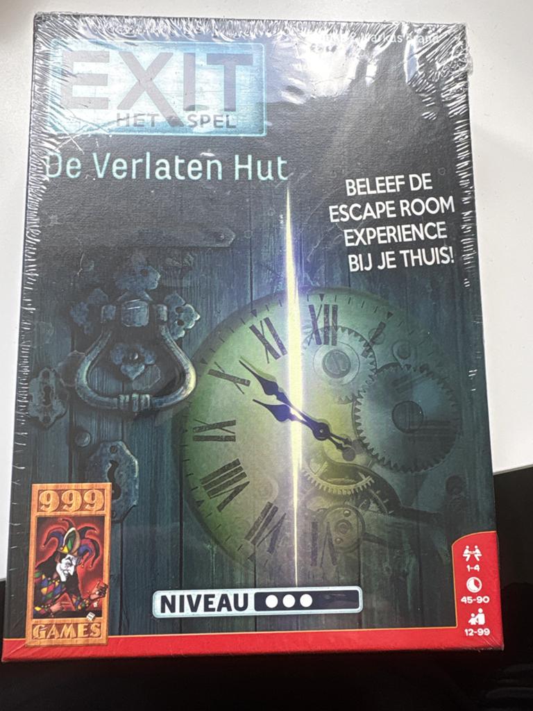 EXIT Het Spel: De Verlaten Hut - Escape Room Ervaring, Een of twee spelers, Ophalen of Verzenden, Zo goed als nieuw