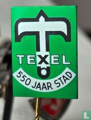 Speldje - Texel 550 jaar stad, Ophalen of Verzenden, Zo goed als nieuw, Stad of Land, Speldje of Pin