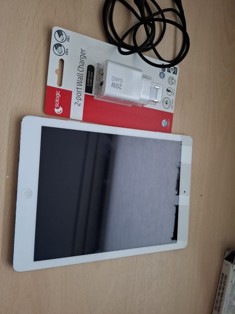 ipad Air 1 (2013), Computers en Software, Apple iPads, 10 inch, Gebruikt, Apple iPad, Wit