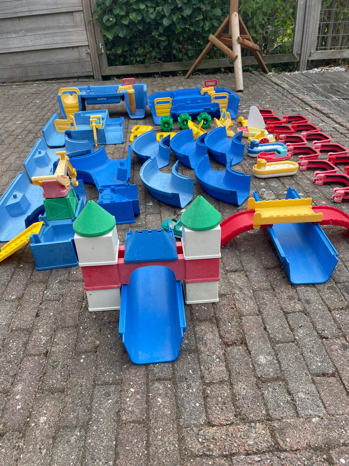 Aquaplay waterbaan (versch. delen) met Playmobil figuren, Ophalen, Gebruikt, Losse onderdelen, Overige typen