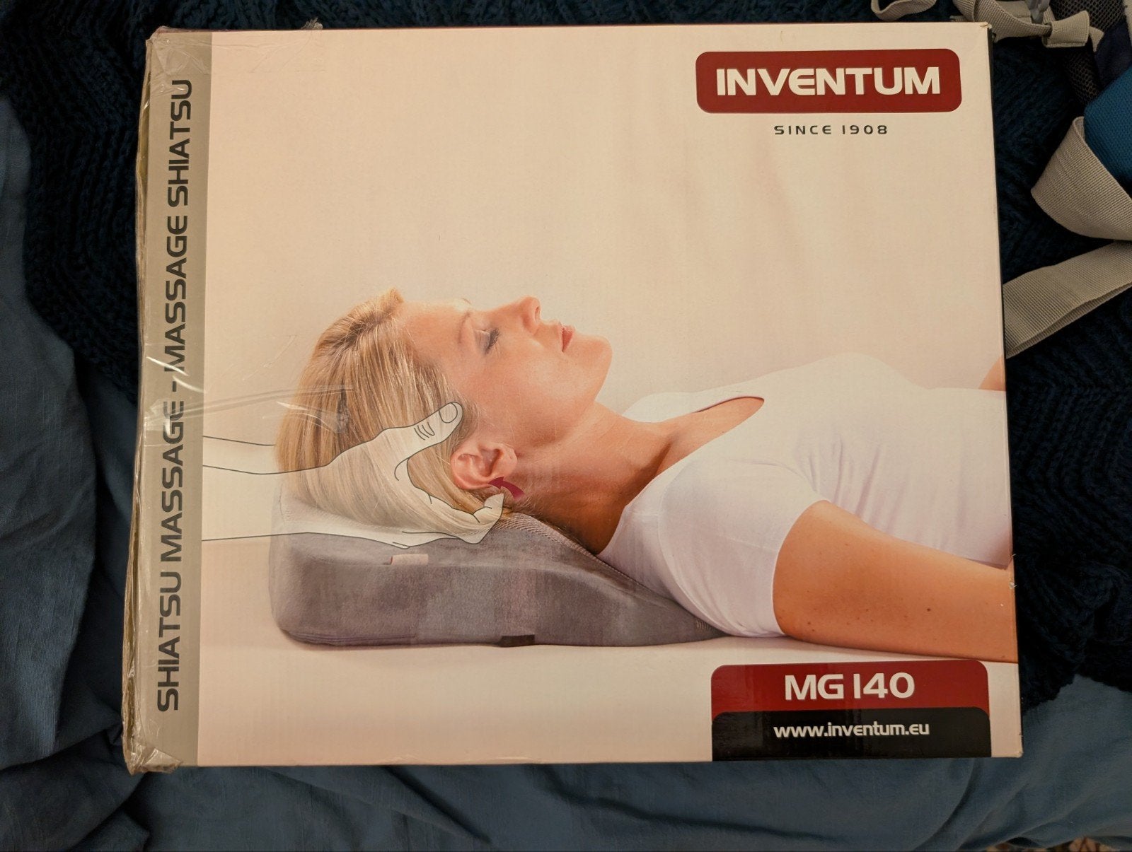 Shiatsu massage kussen Inventum, Ophalen of Verzenden, Zo goed als nieuw, Massagestoel of Kussen