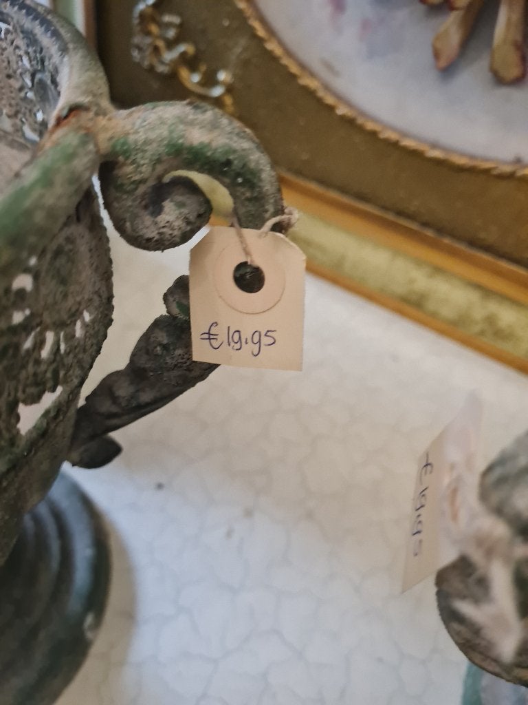 Sierlijke metalen bloempotten p/st 19,95, Tuin en Terras, Bloempotten, Heikant 21 Kaatsheuvel, Nieuw, Ophalen of Verzenden, Metaal