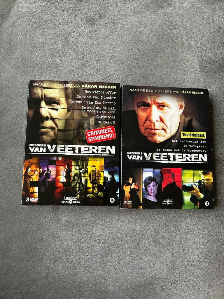 Van Veeteren serie seizoen 1&2, Cd's en Dvd's, Vanaf 16 jaar, Ophalen of Verzenden, Zo goed als nieuw, Actie en Avontuur