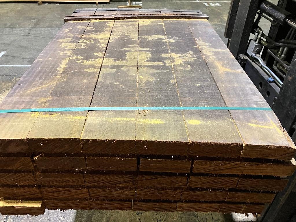 Hardhout/Guariuba-dekdelen-terrasdelen–vlonderdelen-steiger, Ophalen, Nieuw, Hout