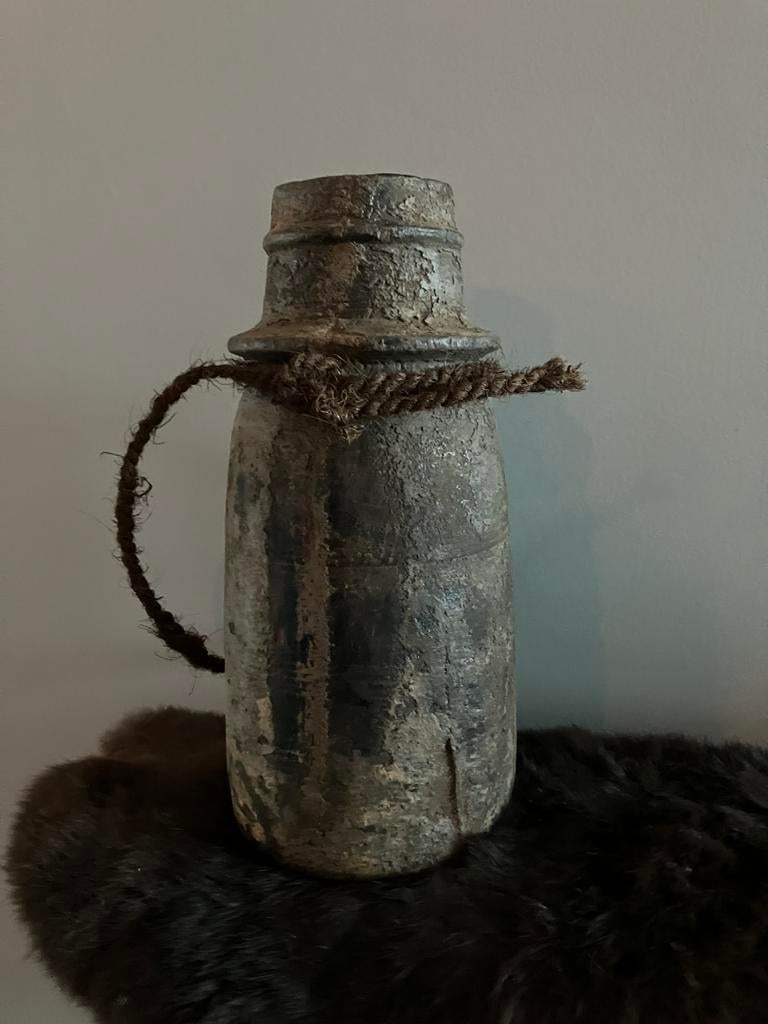 Nepalese kruik, Huis en Inrichting, Overige materialen, Overige kleuren, Ophalen of Verzenden, Zo goed als nieuw