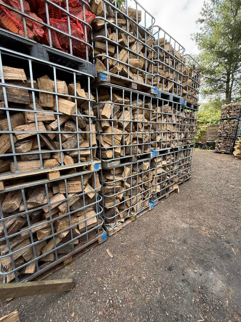 droog eiken haardhout !, 6 m³ of meer, Ophalen, Blokken