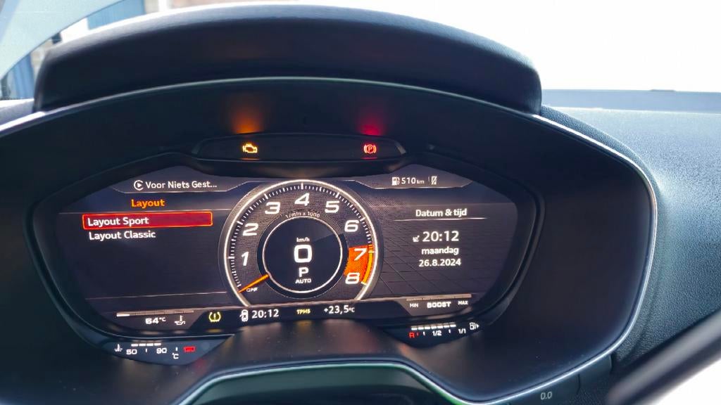 Audi Sport Layout S/RS Virtual Cockpit A3 A4 A5 Q2 Q5 Q7 TT, Ophalen, Landkaarten