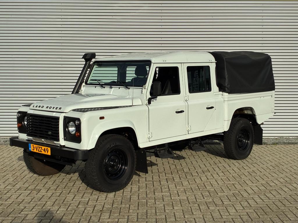 Land Rover Defender 130 2.2 TDCI Crew Cab/ Origineel NL auto, Euro 5, Zwart, 4 cilinders, Leder en Stof