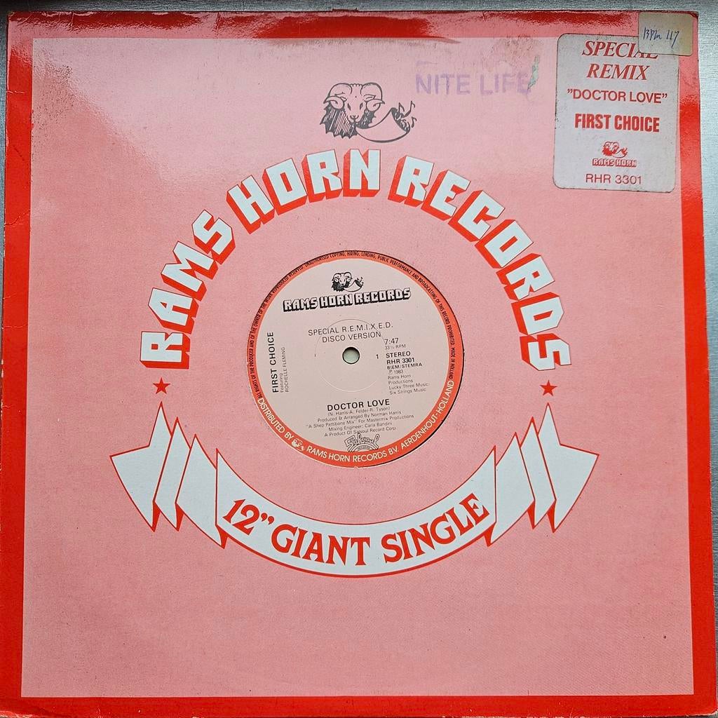 First Choice - Doctor Love 12inch Special Remix Disco Vinyl, Ophalen of Verzenden, 12 inch, Maxi-single