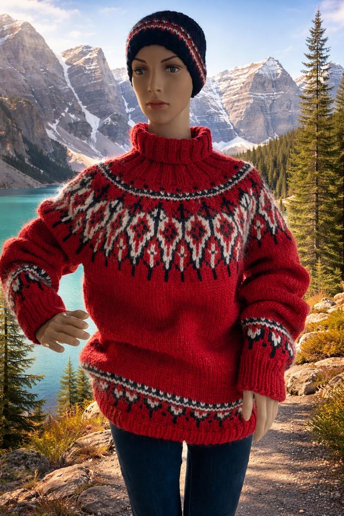 Koud hè, maar niet met deze trui, Kleding | Dames, Ophalen of Verzenden, Nieuw, Maat 38/40 (M), Rood