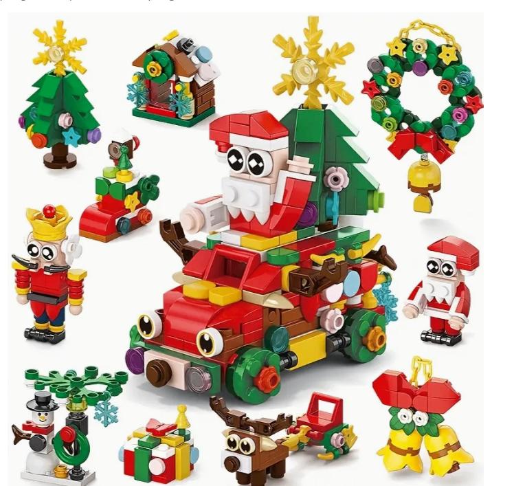 Bouwstenen 10 Kerstfiguren, Ophalen of Verzenden, Nieuw