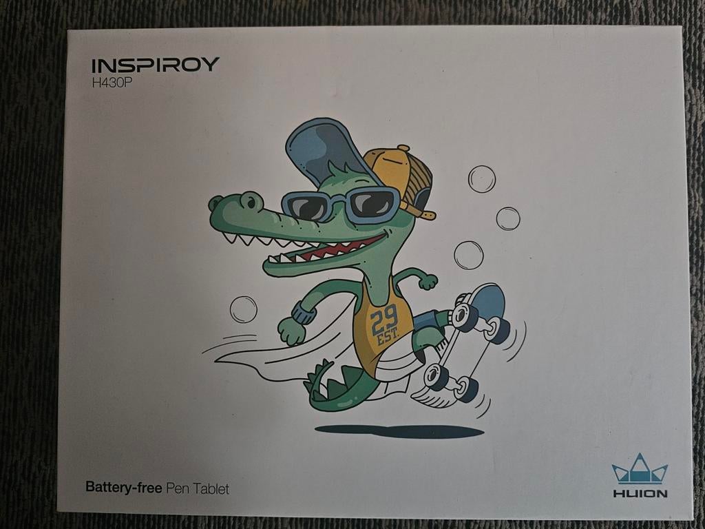 Huion Inspiroy H430P Tekentablet (Zonder Pen), Ophalen of Verzenden