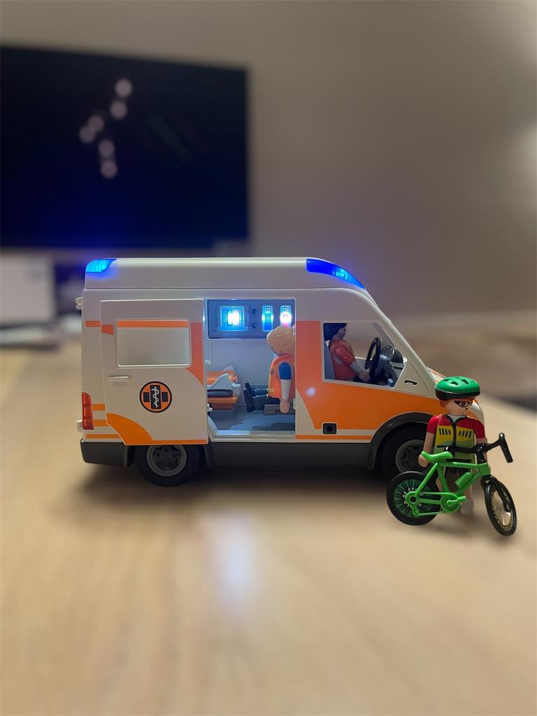Ambulance set playmobil, Overige merken, Gelijkstroom of Wisselstroom, Overige typen, Ophalen of Verzenden