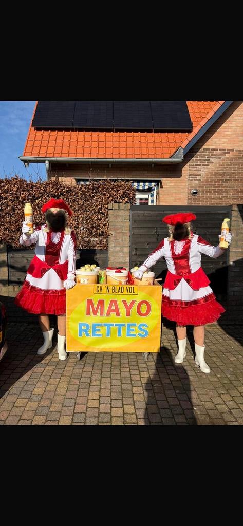 Mayo rettes optocht carnaval duo, Ophalen, Gedragen, Overige maten, Kleding