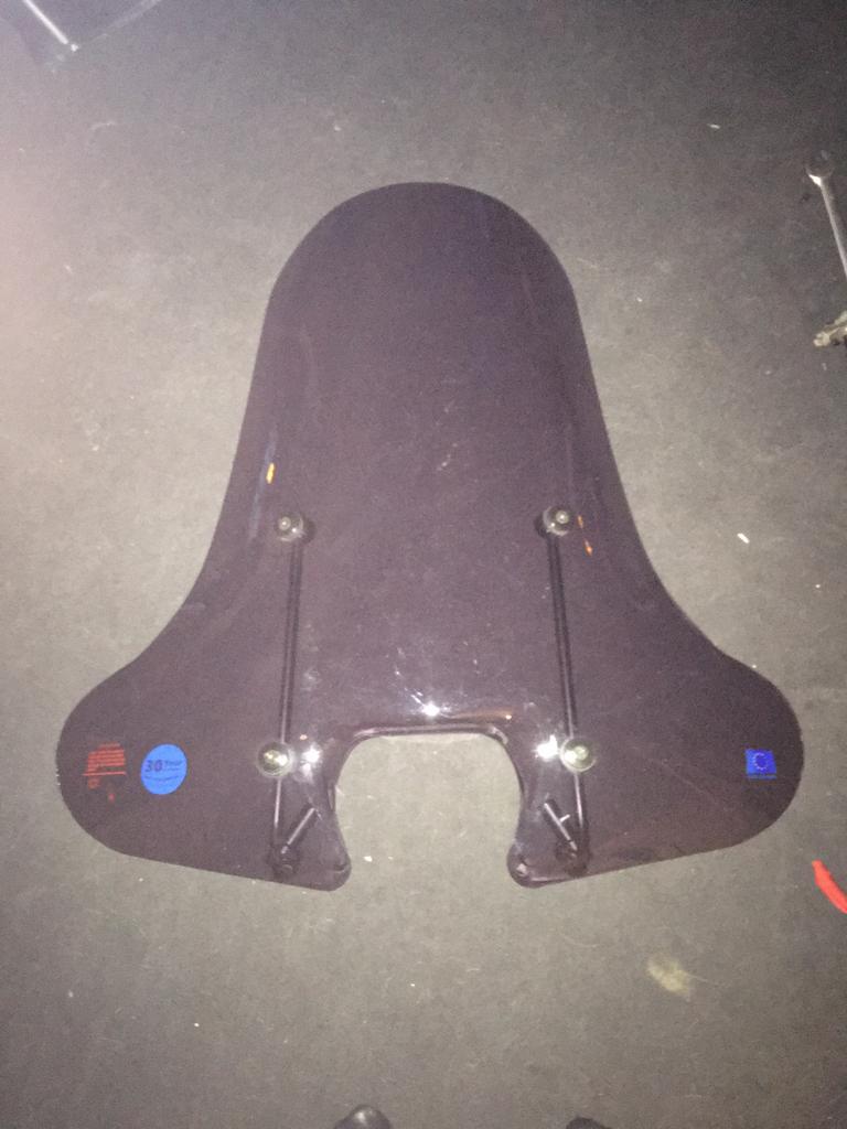 Piaggio zip hoog windscherm + bouten voor hem vast te zetten, Ophalen of Verzenden, Piaggio