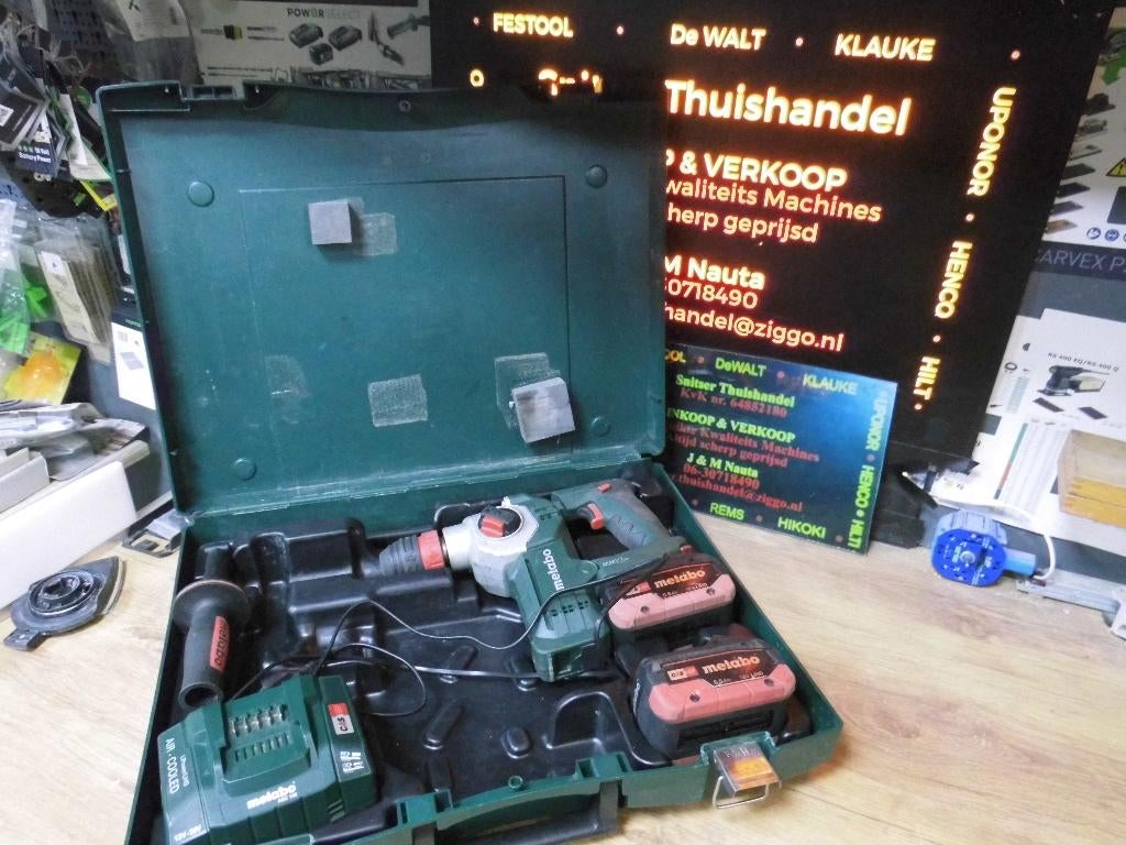 Metabo 18 Volt - Breek/Boorhamer., Doe-het-zelf en Verbouw, Gereedschap | Boormachines, Gebruikt, Boor- en/of Breekhamer, -, -