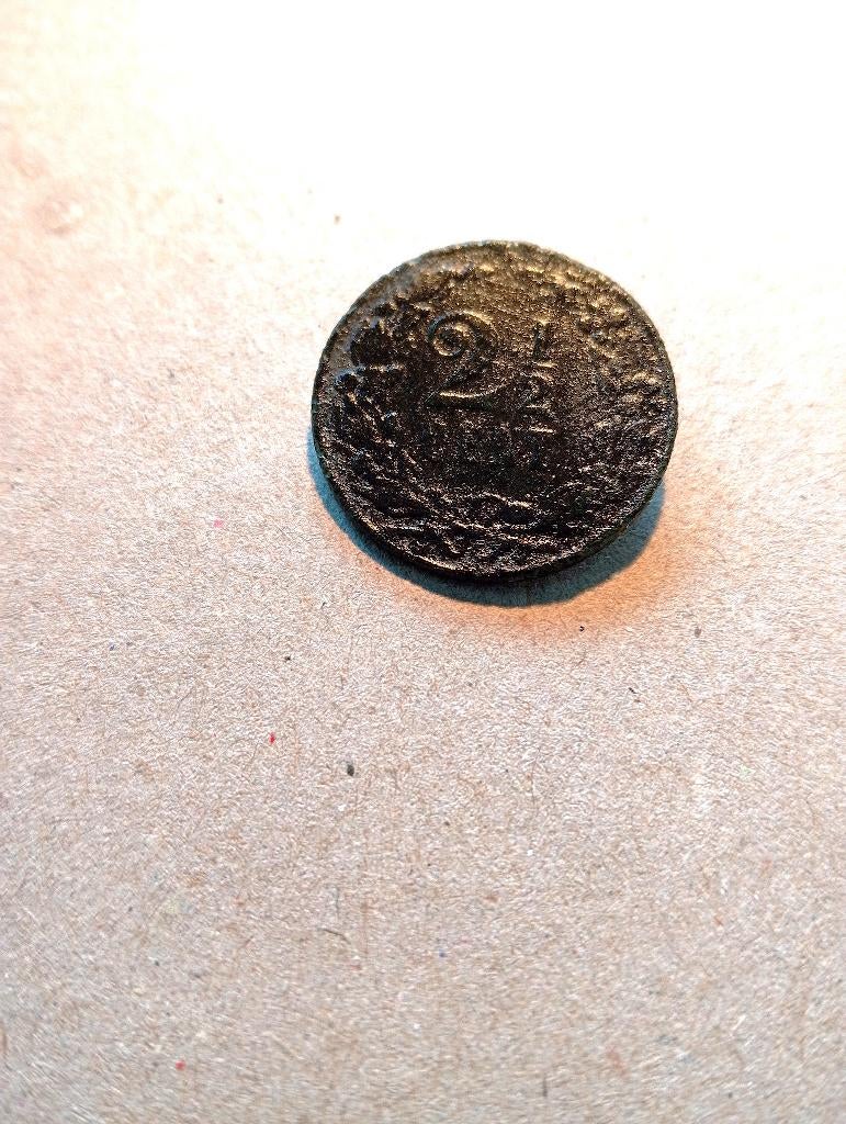 2 en een halve Cent 1906, Postzegels en Munten, Munten | Nederland, Ophalen of Verzenden, Koningin Wilhelmina, Overige waardes