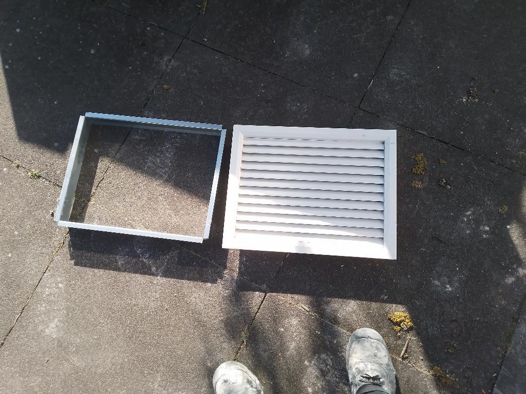 inspectie- en ventilatierooster met frame voor bad, Ophalen, Gebruikt, Rvs, Bad
