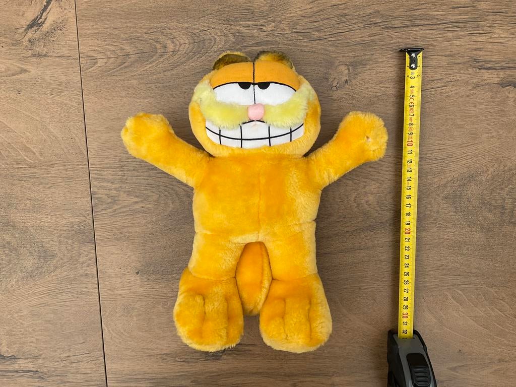 Zgan, niet kapot, Garfield knuffel 25/30cm, Verzamelen, Ophalen, Garfield, Zo goed als nieuw, Beeldje of Figuurtje
