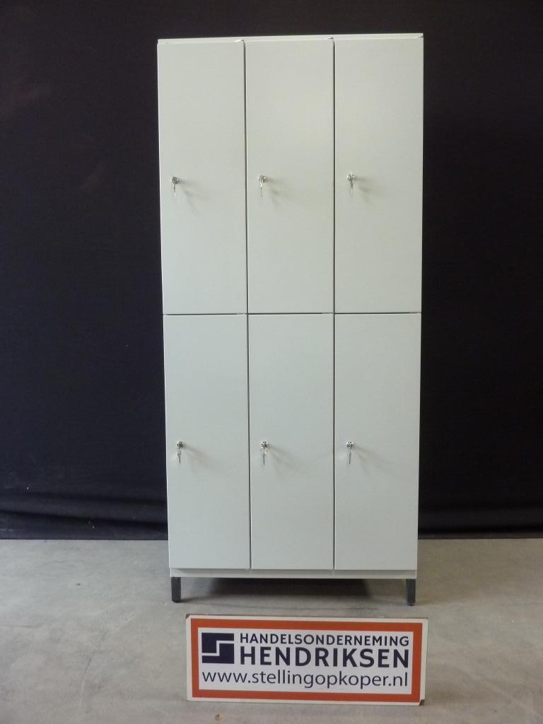 ZGAN Locker / lockerkast 6-vaks kledingkast / kluisjeskast, Onbekend, Ophalen of Verzenden, Zakelijk, Gebruikt