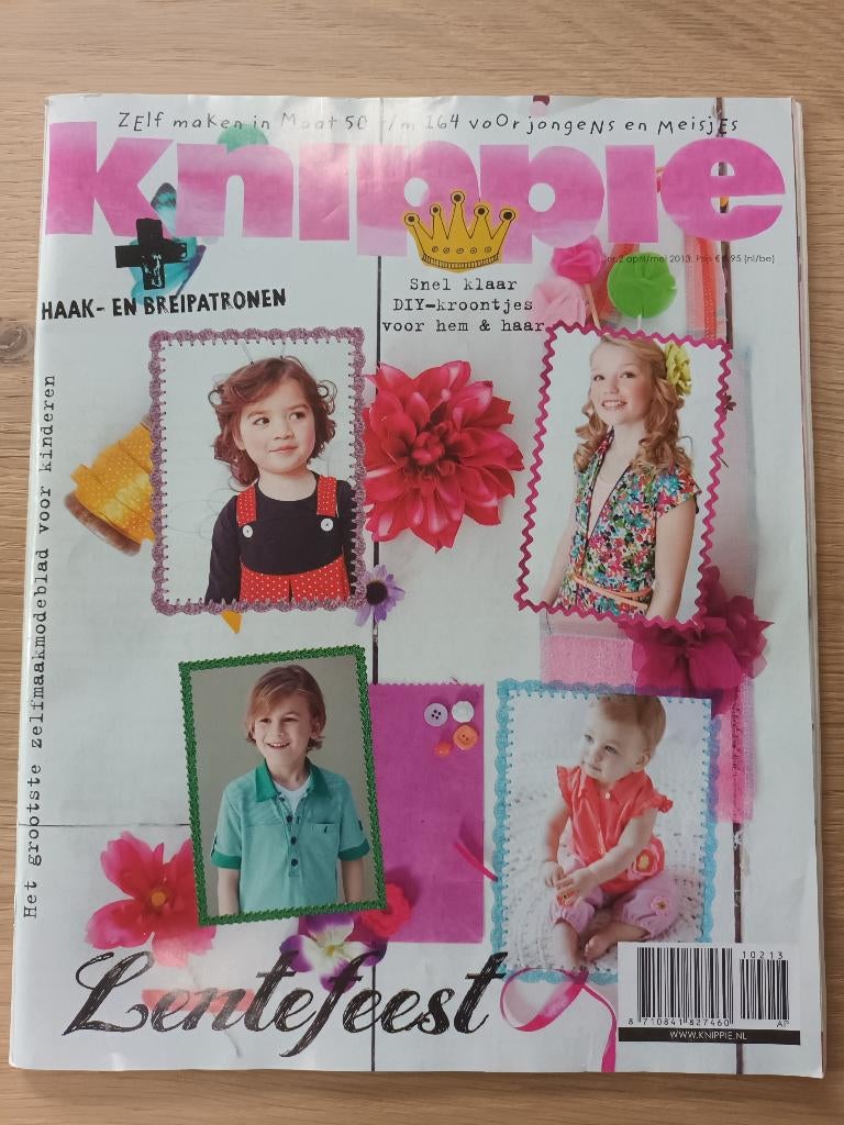 Knippie nr 2 april mei 2013 lente baby kinderen mode, Ophalen of Verzenden, Gebruikt, Kind, Knippie
