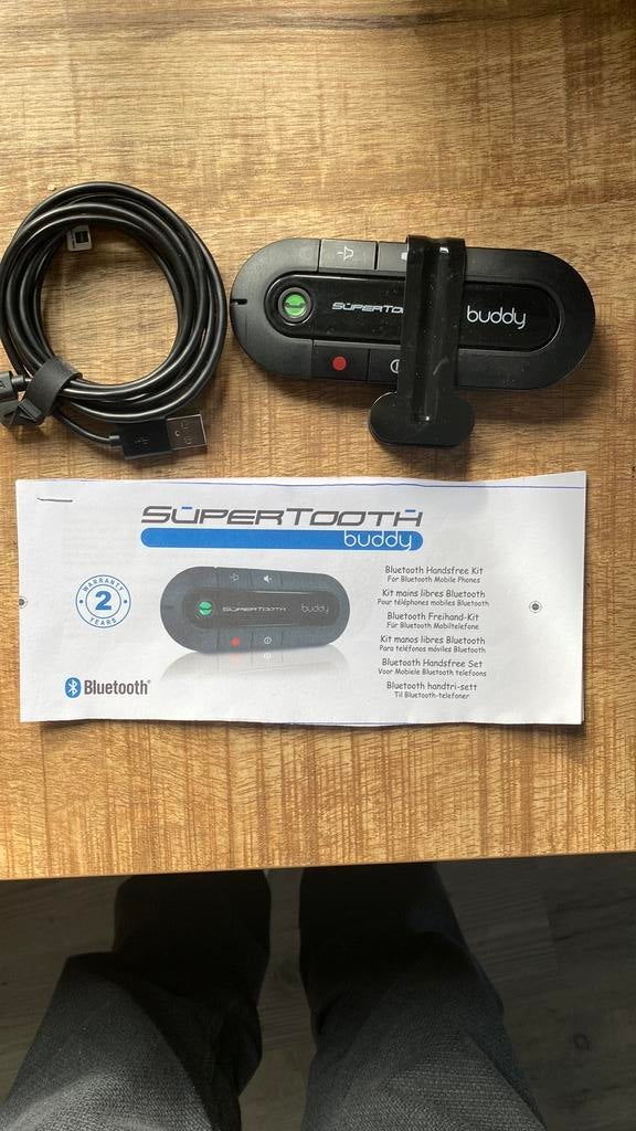 SuperTooth Buddy Handsfree Carkit, Ophalen of Verzenden, Zo goed als nieuw