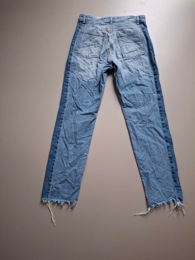 H&M broek, Ophalen of Verzenden, Zo goed als nieuw, Blauw, W27 (confectie 34) of kleiner