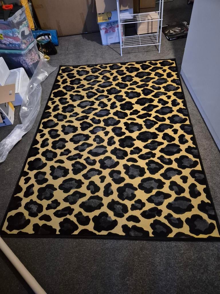 Vloerkleed panter print stijl 170 x 240, Ophalen of Verzenden, Minder dan 10 m², Tapijt