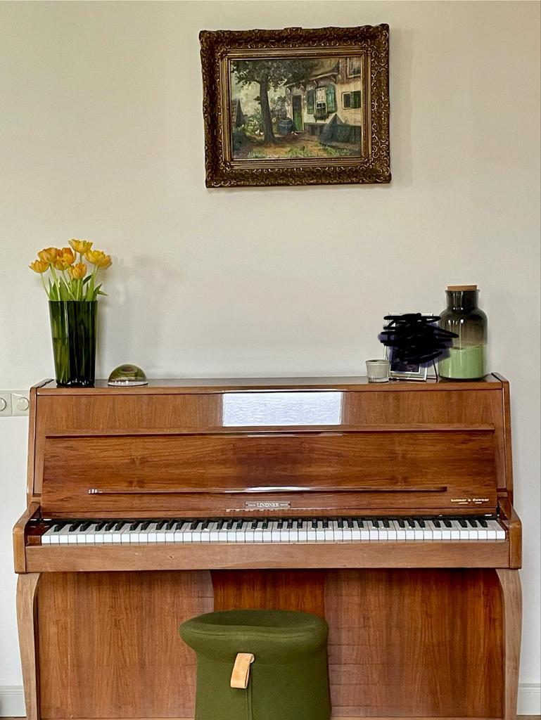Lindner Piano - Gratis, Ophalen, Gebruikt, Bruin