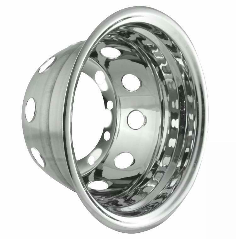 Rvs wielschaal 22,5inch voor de 7,5J - 8,25J of 9J trekas, Auto-onderdelen, Ophalen of Verzenden, Nieuw, Iveco