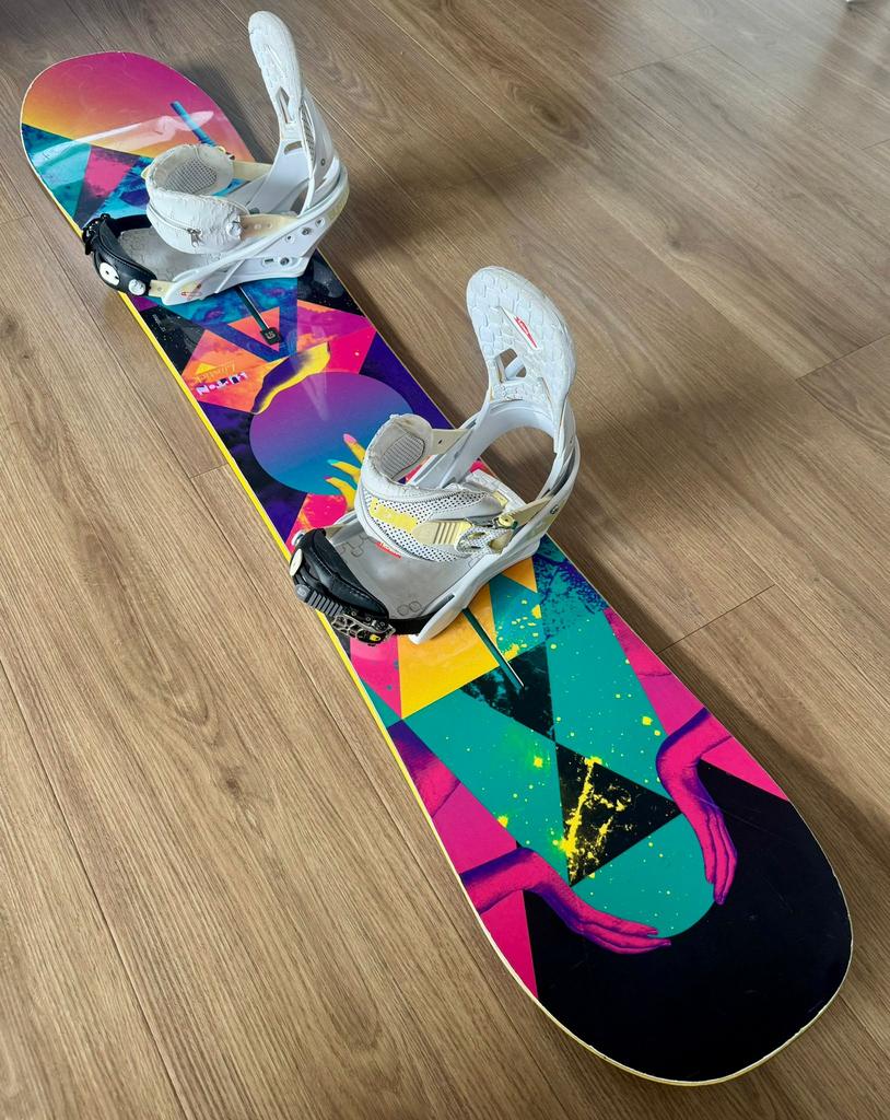Snowboard Burton Lipstick 149 met Burton Lexa bindingen M, Ophalen of Verzenden, Zo goed als nieuw, Board