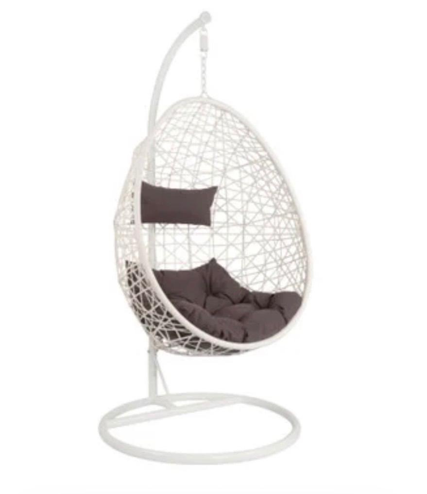 Hangstoel swing - wit - 95x95x200 cm, Huis en Inrichting, Stoelen, Ophalen, Wit, Nieuw, Metaal