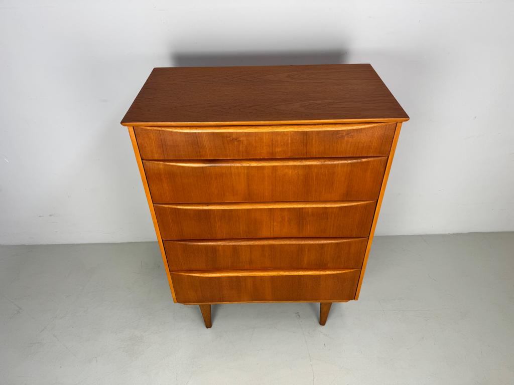 Vintage  ladekast Austinsuite., Zo goed als nieuw, 3 of 4 laden, Minder dan 100 cm, 25 tot 50 cm