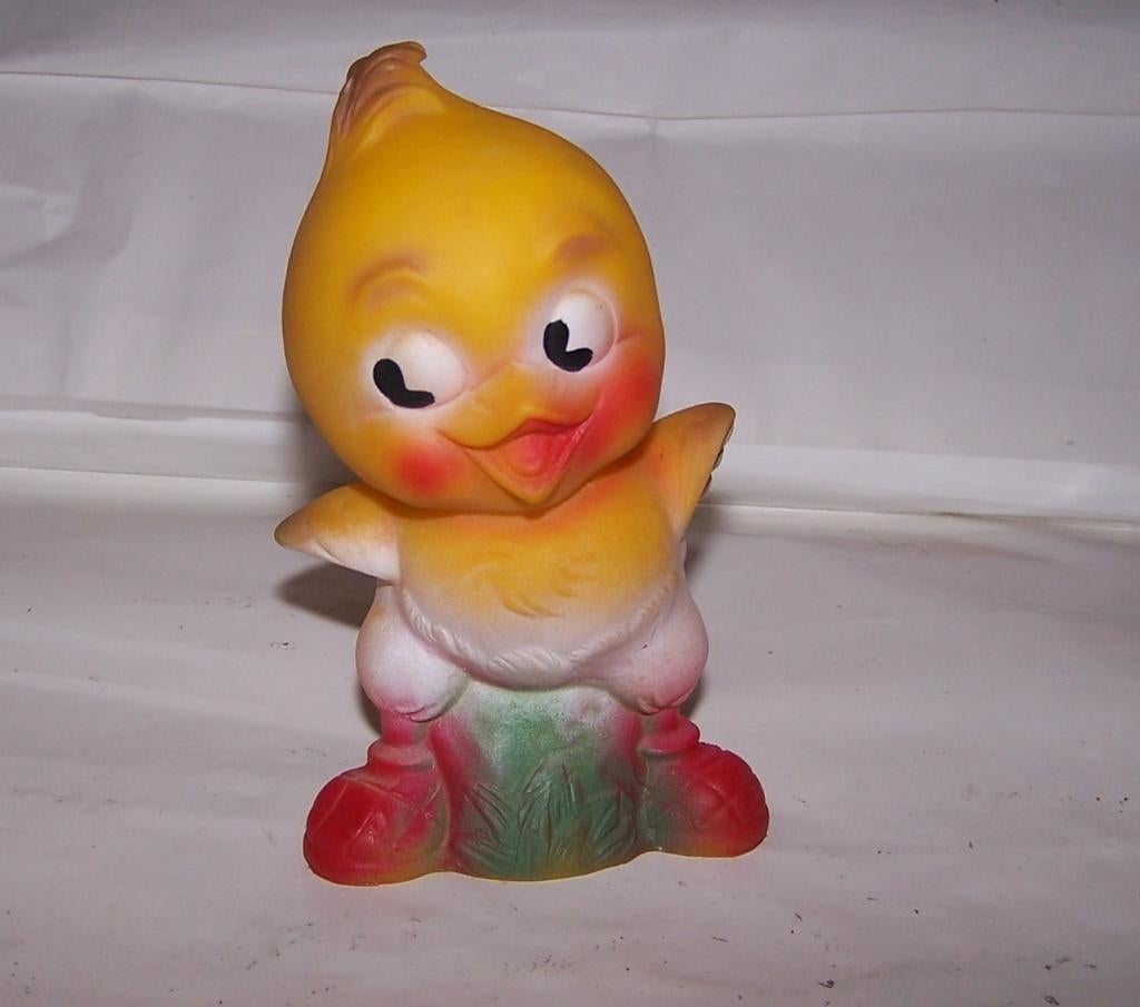 Vintage pieppoppetje. kuiken. Piep werkt. Izgs., Verzamelen, Ophalen of Verzenden, Zo goed als nieuw
