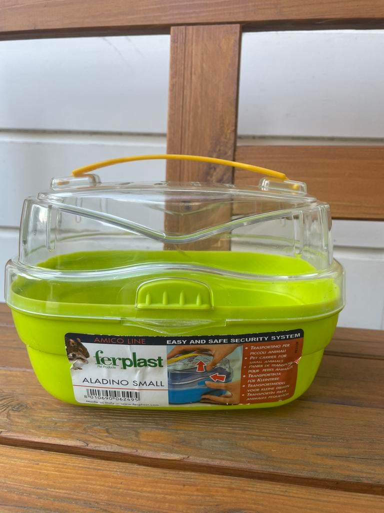 Ferplast aladino small transportbox - vervoersbox hamster, Dieren en Toebehoren, Ophalen of Verzenden