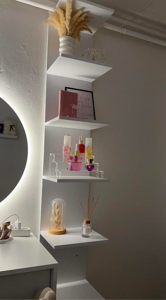 Langwerpige zweefkast-room wit, Huis en Inrichting, Minder dan 50 cm, Met plank(en), Nieuw, Ophalen of Verzenden