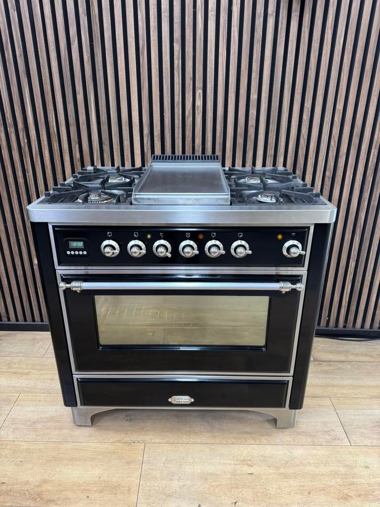 Luxe Hoogglans Boretti Majestic Fornuis (Gratis bezorgen), 5258sh, Ophalen of Verzenden, Zo goed als nieuw, Energieklasse A of zuiniger