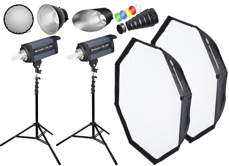 Lampen set van Bresser / totaal studio set, Audio, Tv en Foto, Fotografie | Fotostudio en Toebehoren, Ophalen, Zo goed als nieuw