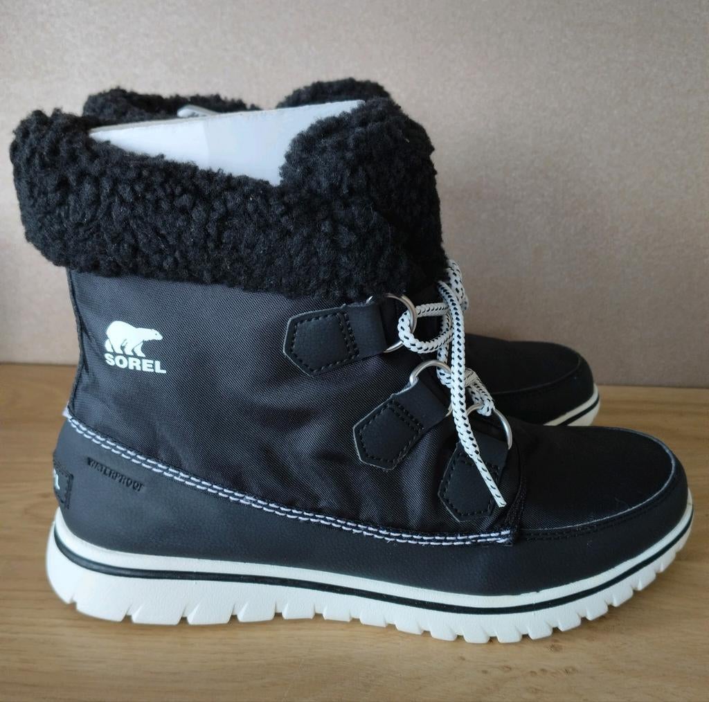 NIEUW*SOREL COZY CARNIVAL  WATERPROOF  MAAT 39.5, Kleding | Dames, Schoenen, Verzenden, Zwart, Snowboots, Nieuw